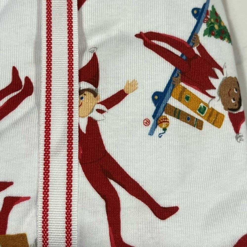 Pottery Barn Elf on the Shelf Adult Size 2 Piece Pajamas Sz Large - Picture 5 of 7